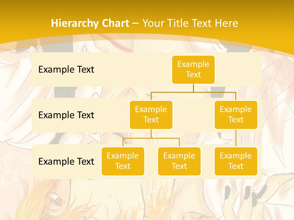 A Woman Laying On Her Stomach With A Yellow Background PowerPoint Template