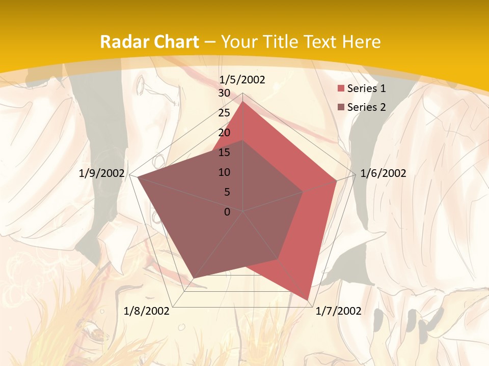 A Woman Laying On Her Stomach With A Yellow Background PowerPoint Template