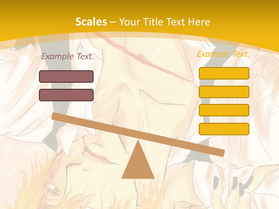 A Woman Laying On Her Stomach With A Yellow Background PowerPoint Template