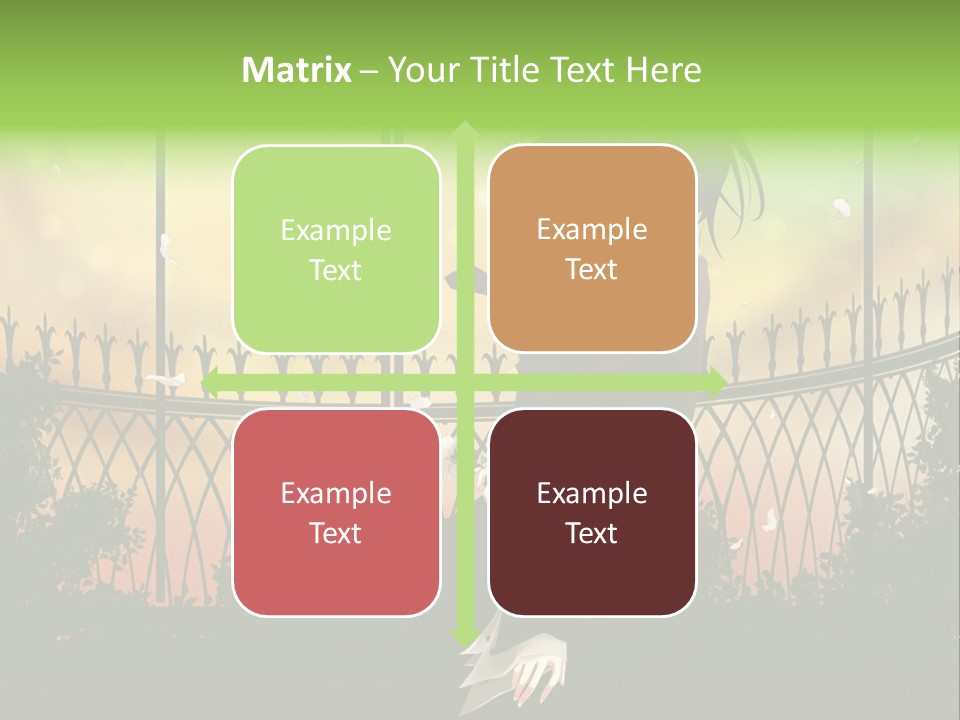 A Person Standing In Front Of A Fence PowerPoint Template