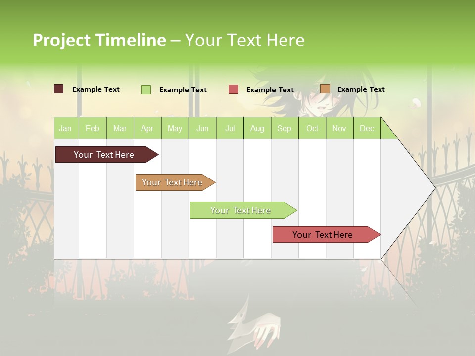 A Person Standing In Front Of A Fence PowerPoint Template