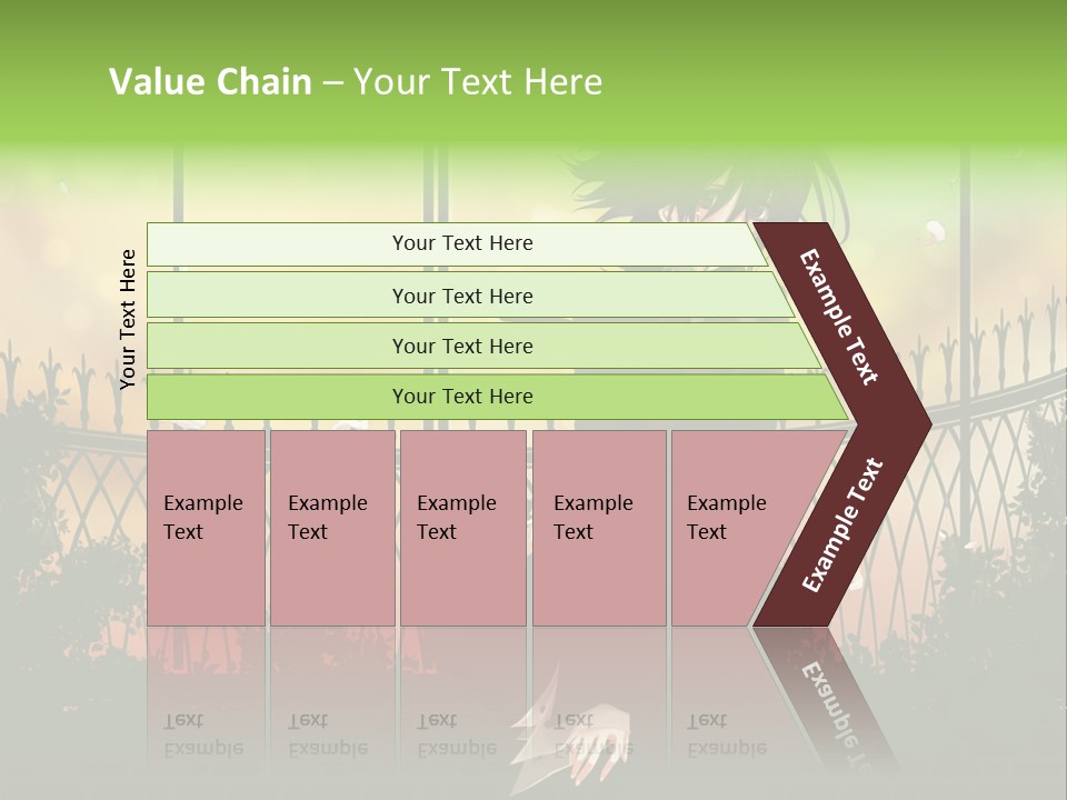 A Person Standing In Front Of A Fence PowerPoint Template