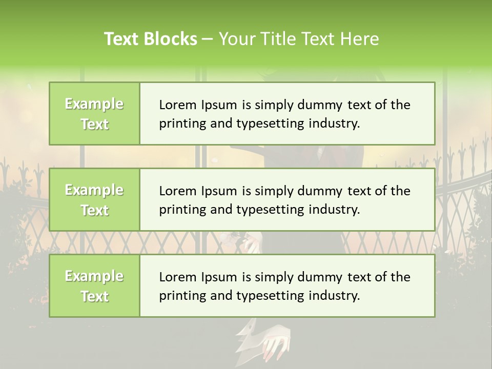 A Person Standing In Front Of A Fence PowerPoint Template