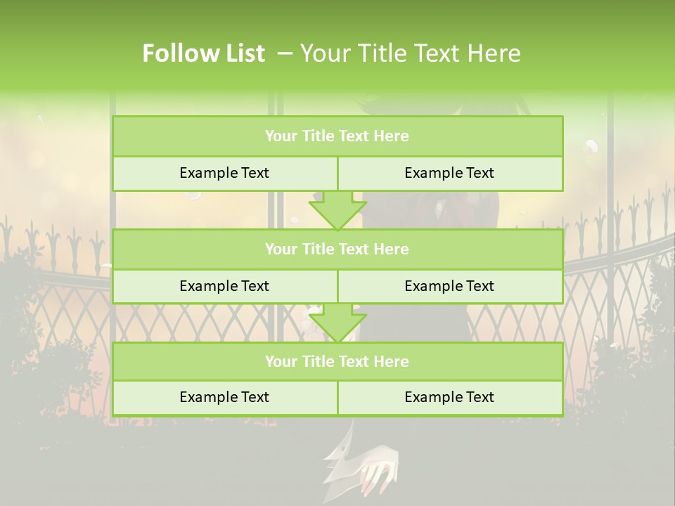 A Person Standing In Front Of A Fence PowerPoint Template