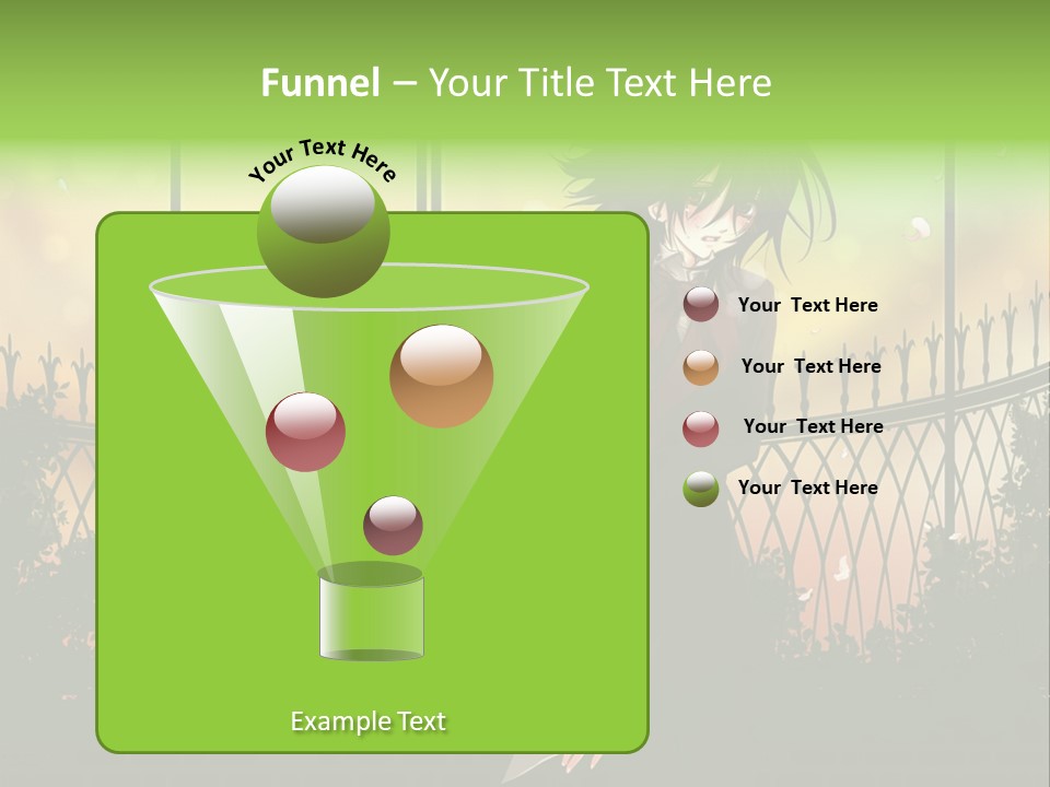 A Person Standing In Front Of A Fence PowerPoint Template