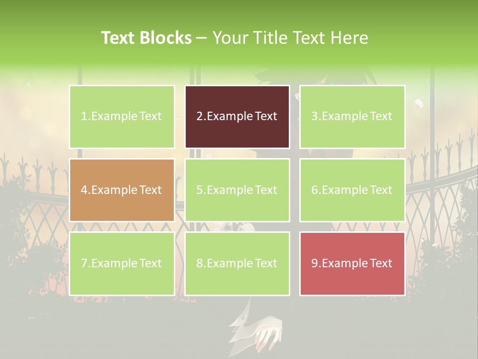 A Person Standing In Front Of A Fence PowerPoint Template