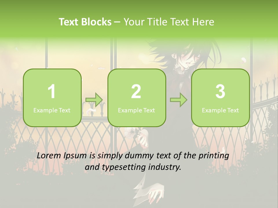 A Person Standing In Front Of A Fence PowerPoint Template