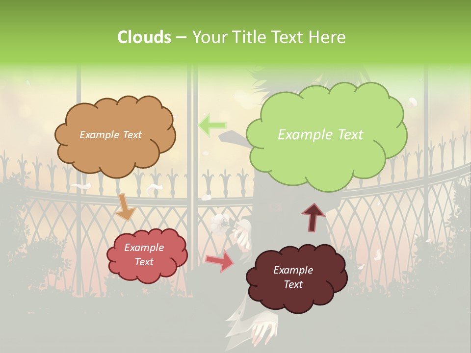 A Person Standing In Front Of A Fence PowerPoint Template