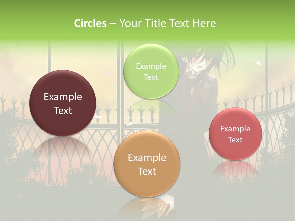 A Person Standing In Front Of A Fence PowerPoint Template