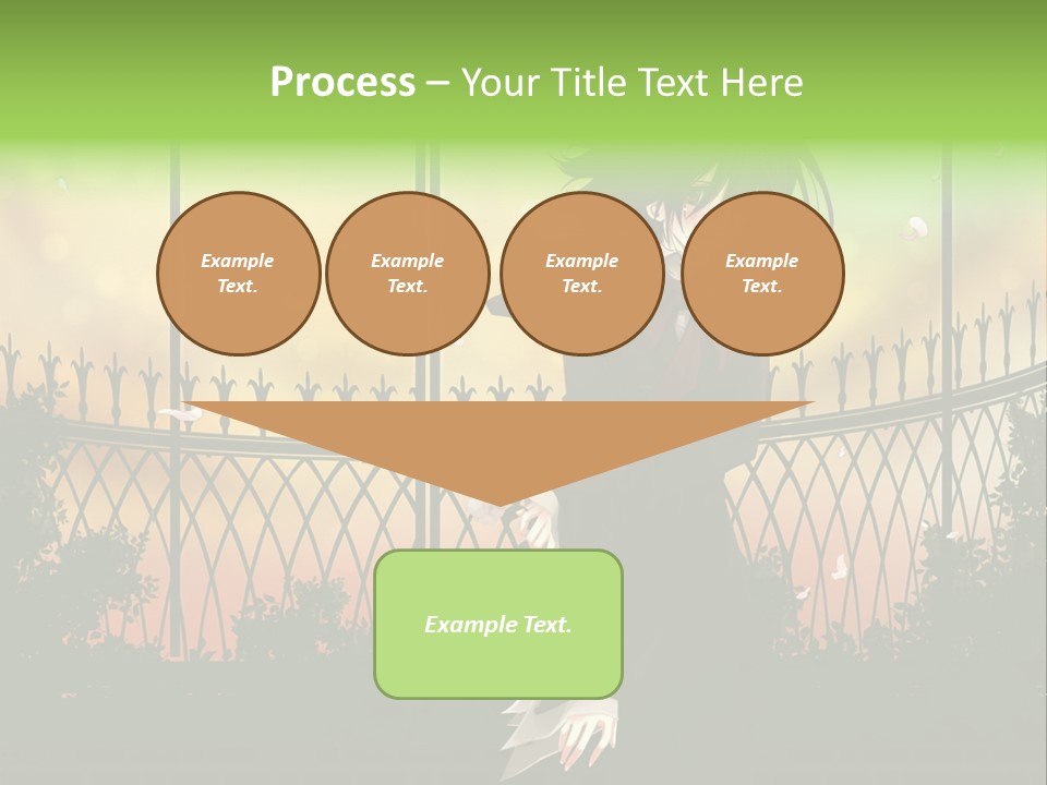 A Person Standing In Front Of A Fence PowerPoint Template