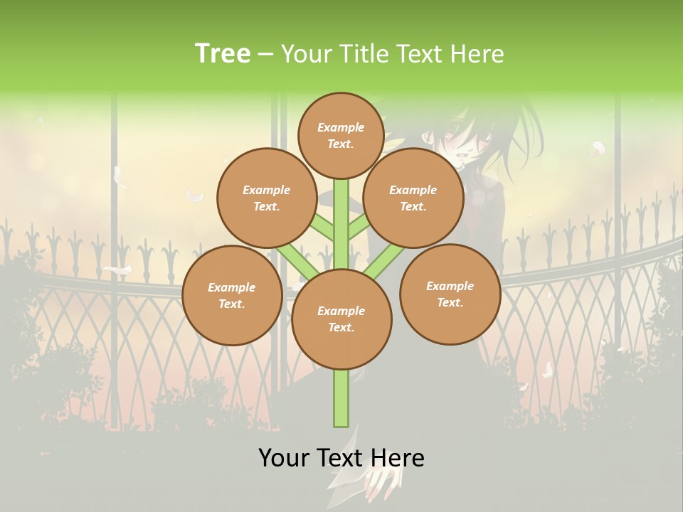 A Person Standing In Front Of A Fence PowerPoint Template