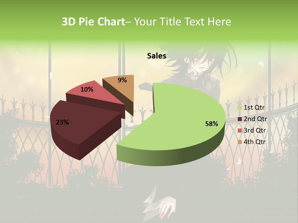 A Person Standing In Front Of A Fence PowerPoint Template