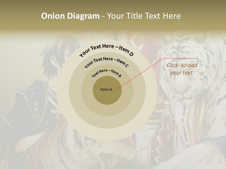 A Picture Of Two Tigers And A Man PowerPoint Template