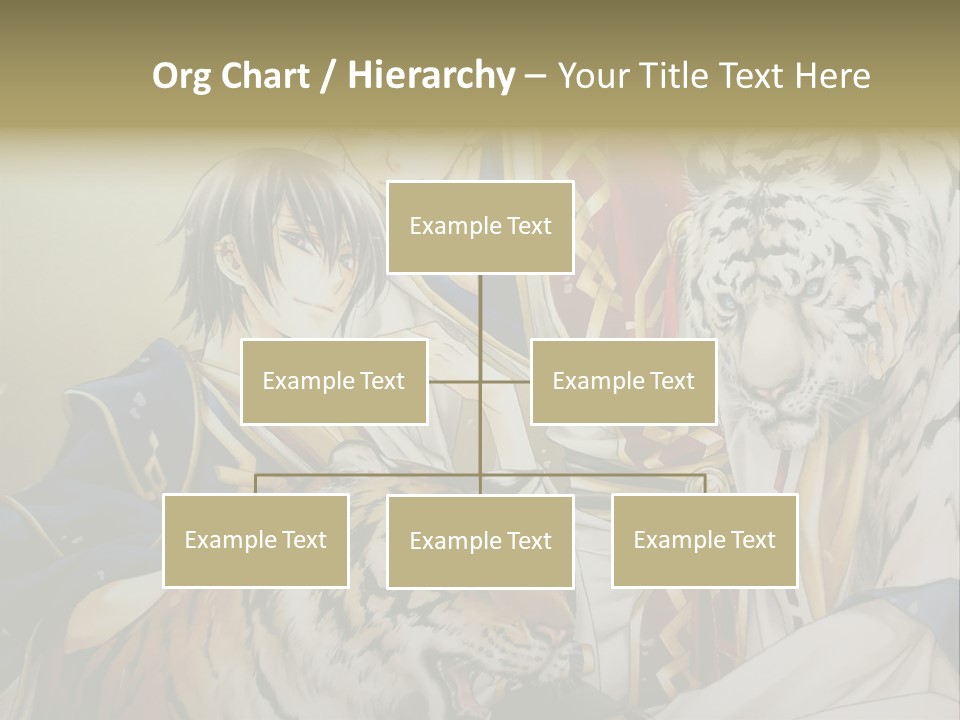 A Picture Of Two Tigers And A Man PowerPoint Template