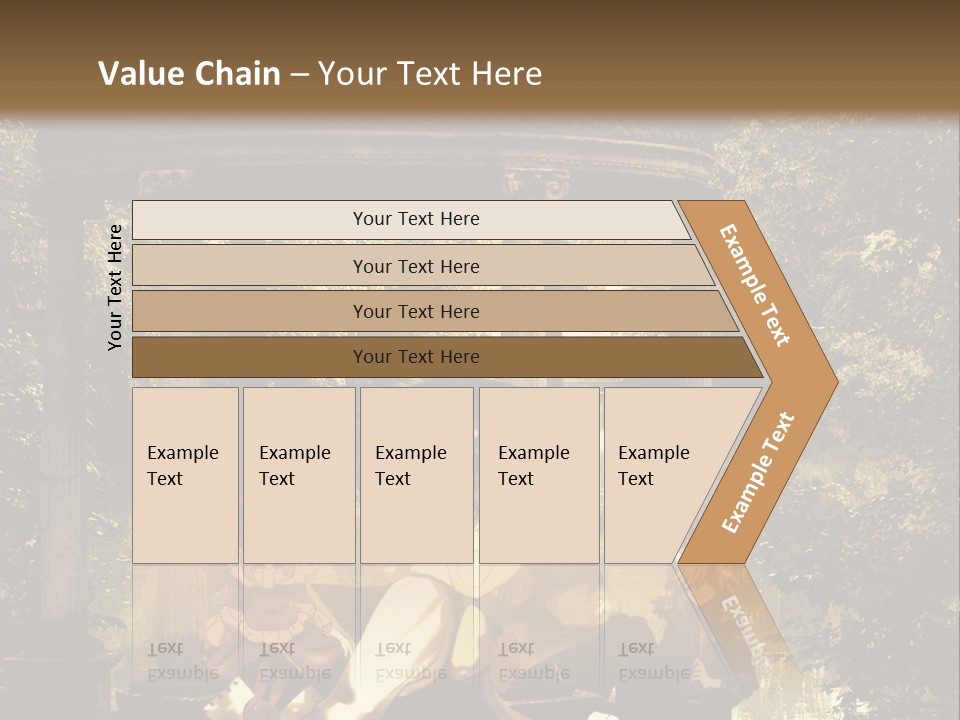 A Group Of People Sitting Around A Gazebo PowerPoint Template