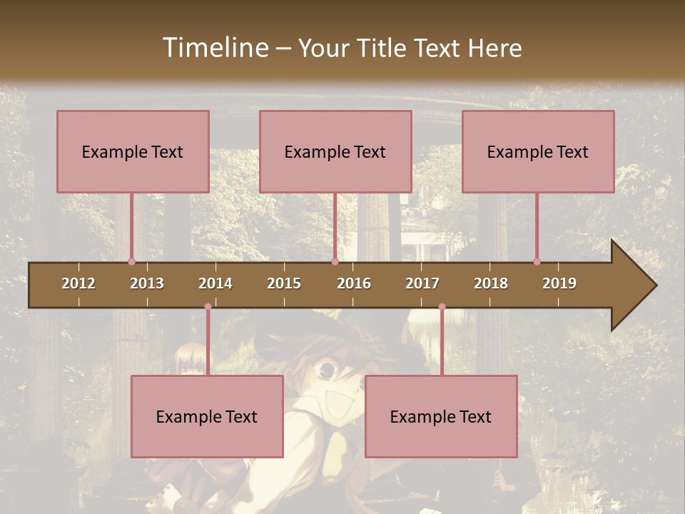 A Group Of People Sitting Around A Gazebo PowerPoint Template