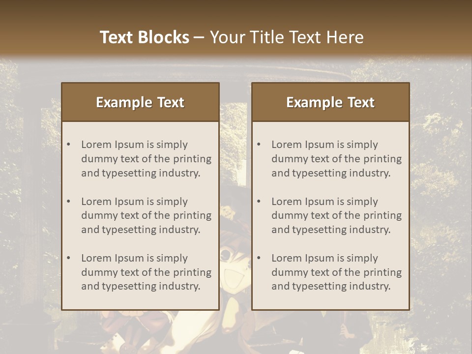 A Group Of People Sitting Around A Gazebo PowerPoint Template