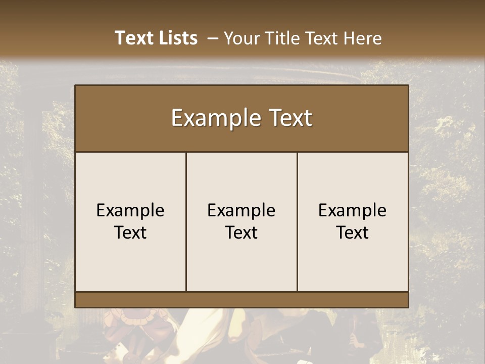 A Group Of People Sitting Around A Gazebo PowerPoint Template