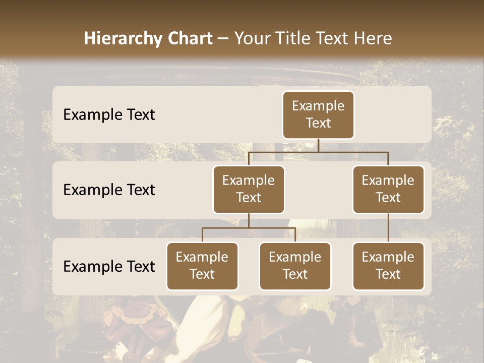 A Group Of People Sitting Around A Gazebo PowerPoint Template