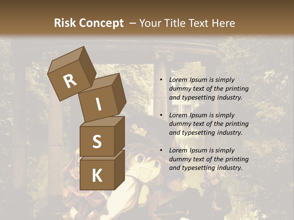 A Group Of People Sitting Around A Gazebo PowerPoint Template