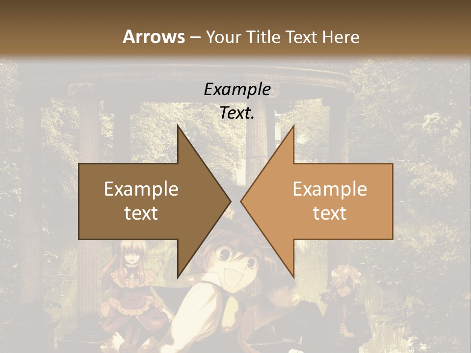 A Group Of People Sitting Around A Gazebo PowerPoint Template