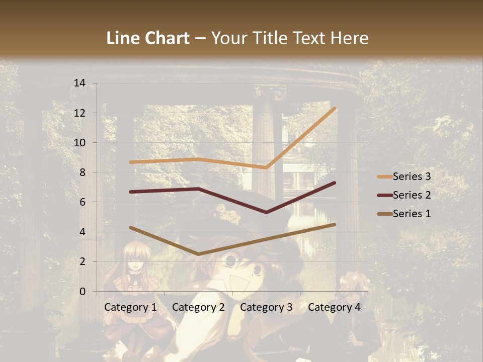 A Group Of People Sitting Around A Gazebo PowerPoint Template