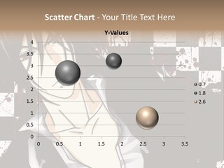 A Man With Black Hair Standing Next To A Woman PowerPoint Template