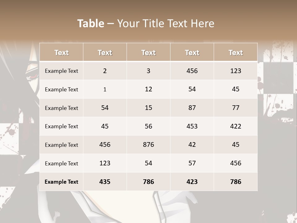 A Man With Black Hair Standing Next To A Woman PowerPoint Template