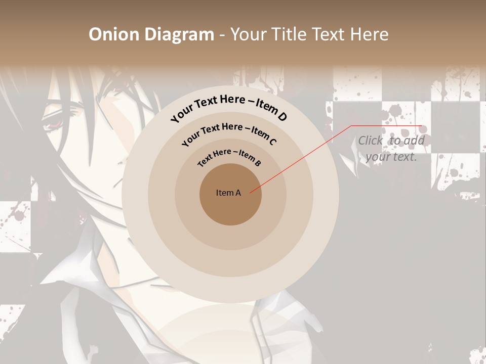 A Man With Black Hair Standing Next To A Woman PowerPoint Template