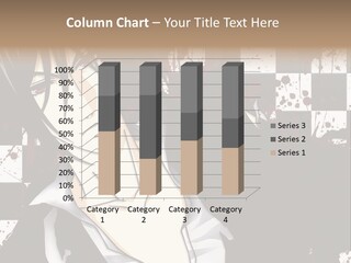 A Man With Black Hair Standing Next To A Woman PowerPoint Template