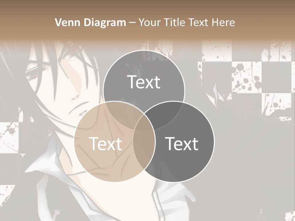 A Man With Black Hair Standing Next To A Woman PowerPoint Template