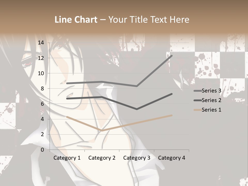 A Man With Black Hair Standing Next To A Woman PowerPoint Template
