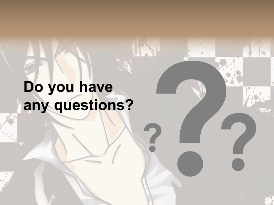 A Man With Black Hair Standing Next To A Woman PowerPoint Template