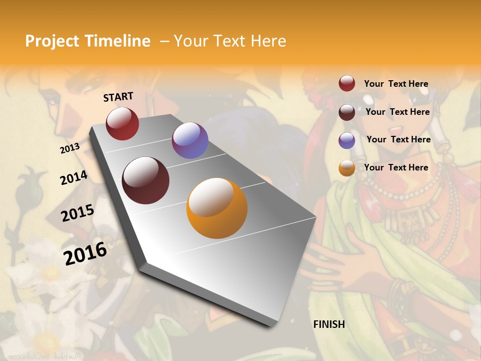 A Group Of Anime Characters Standing Next To Each Other PowerPoint Template