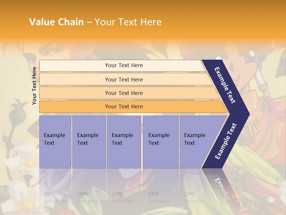 A Group Of Anime Characters Standing Next To Each Other PowerPoint Template