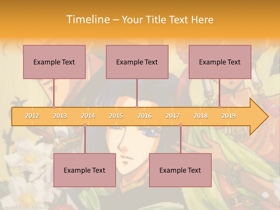 A Group Of Anime Characters Standing Next To Each Other PowerPoint Template