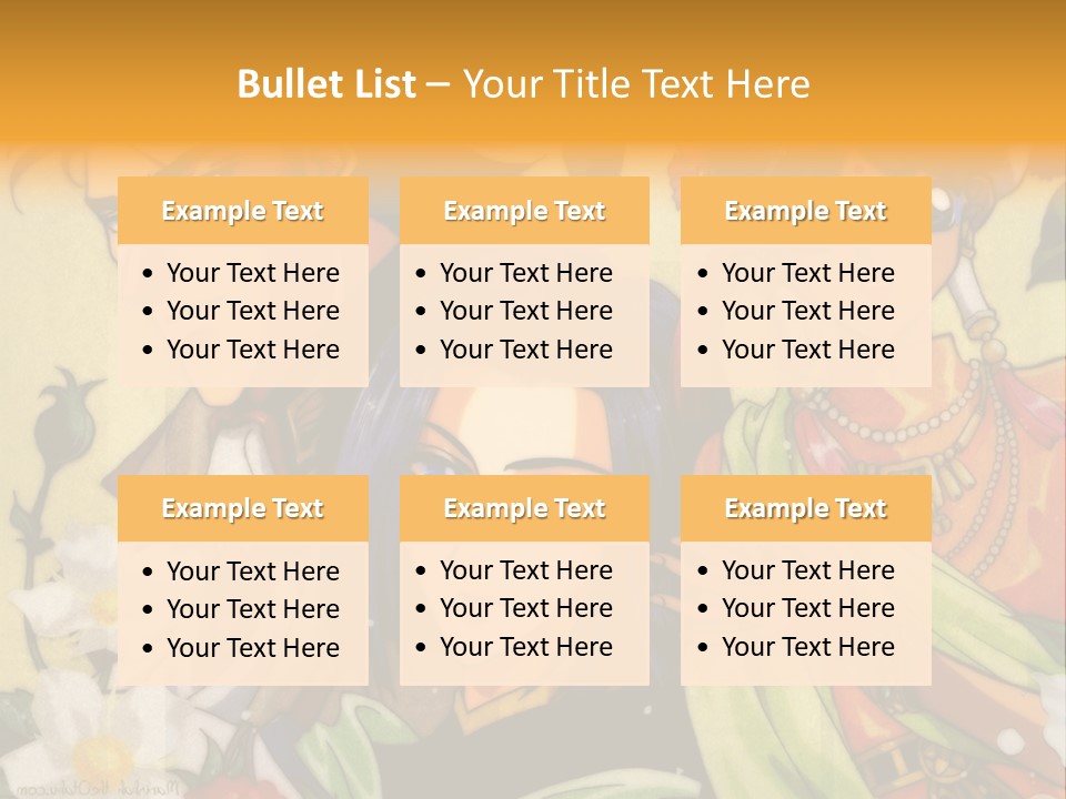 A Group Of Anime Characters Standing Next To Each Other PowerPoint Template