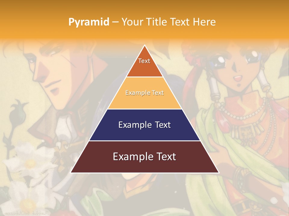 A Group Of Anime Characters Standing Next To Each Other PowerPoint Template