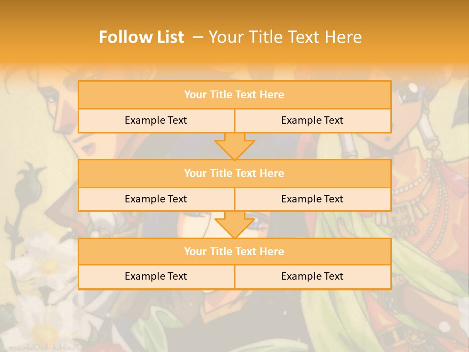 A Group Of Anime Characters Standing Next To Each Other PowerPoint Template
