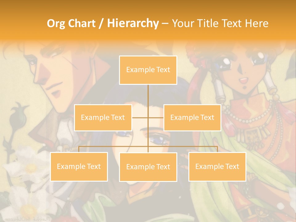 A Group Of Anime Characters Standing Next To Each Other PowerPoint Template