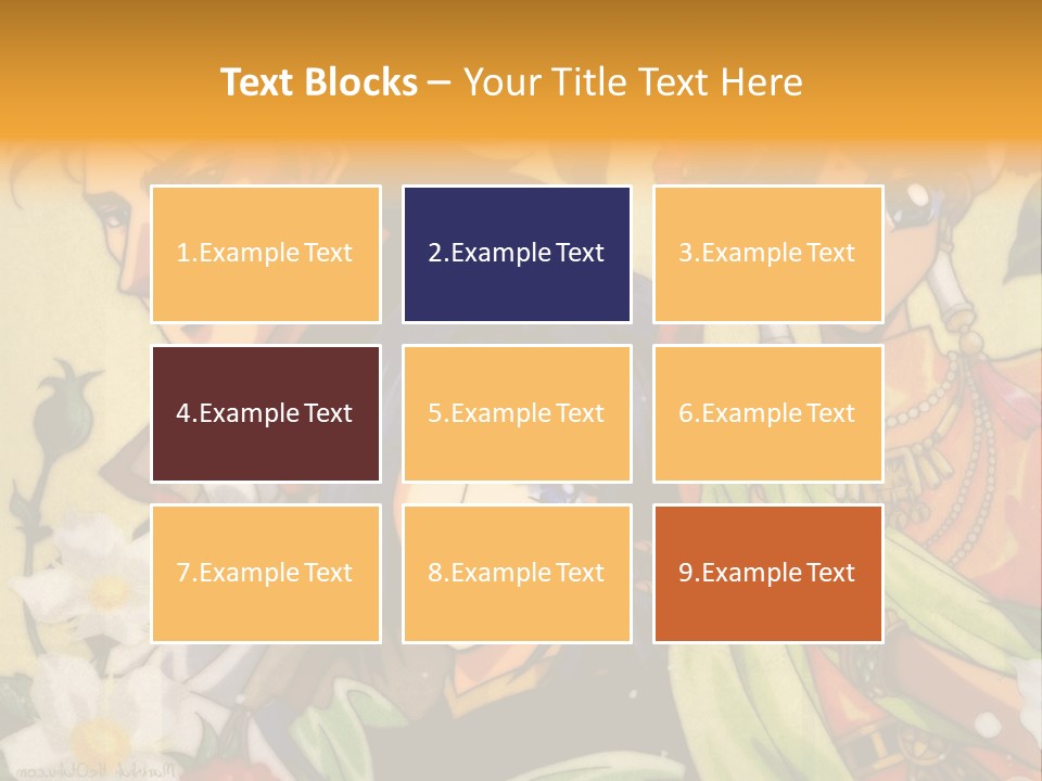 A Group Of Anime Characters Standing Next To Each Other PowerPoint Template