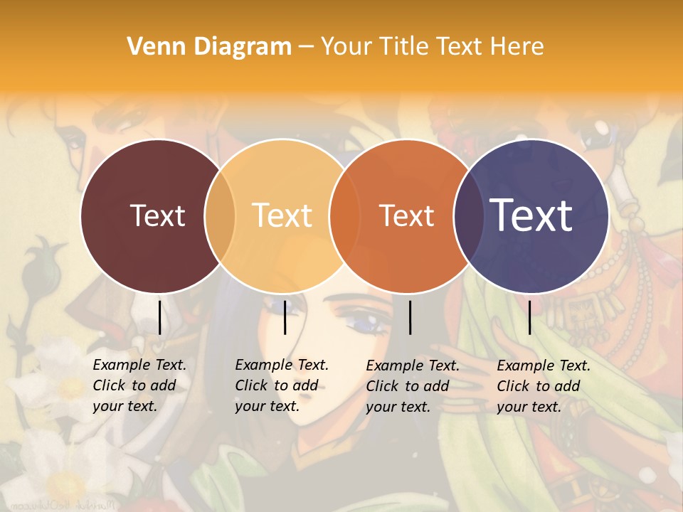 A Group Of Anime Characters Standing Next To Each Other PowerPoint Template