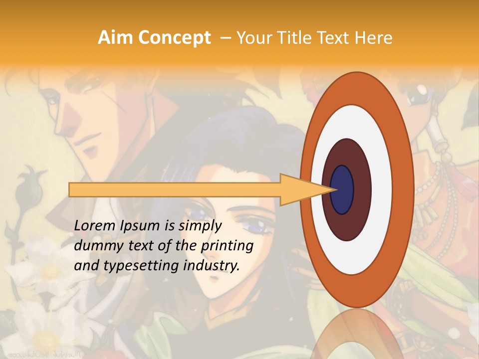 A Group Of Anime Characters Standing Next To Each Other PowerPoint Template