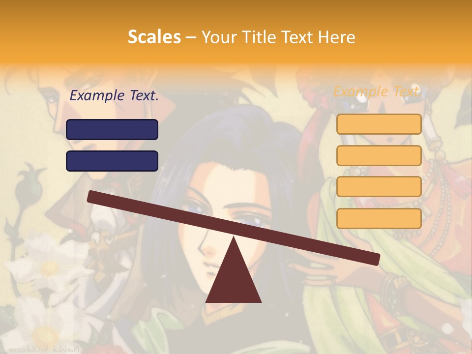 A Group Of Anime Characters Standing Next To Each Other PowerPoint Template