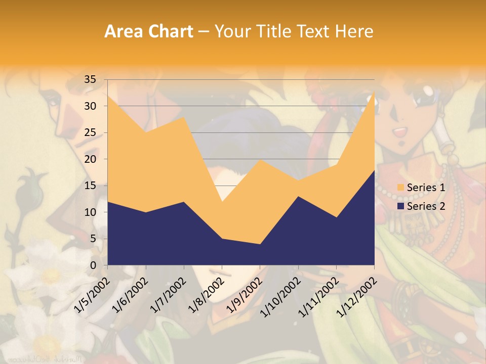 A Group Of Anime Characters Standing Next To Each Other PowerPoint Template