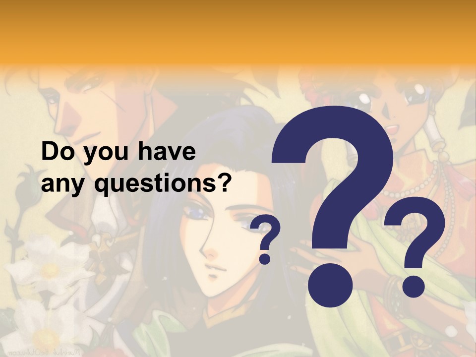 A Group Of Anime Characters Standing Next To Each Other PowerPoint Template