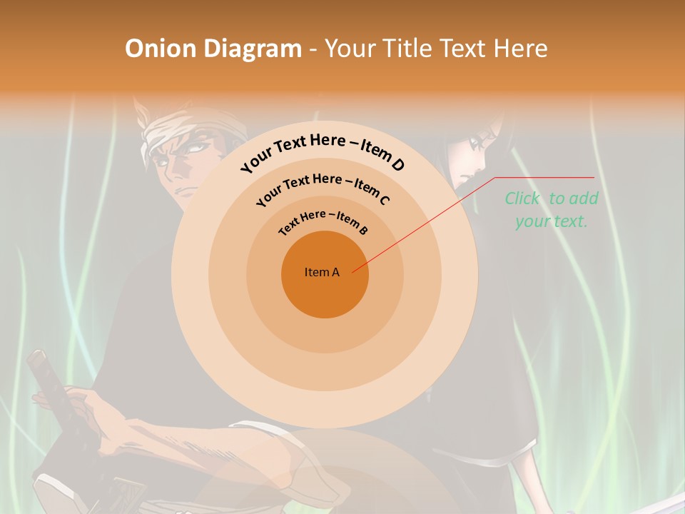 A Couple Of Anime Characters Standing Next To Each Other PowerPoint Template