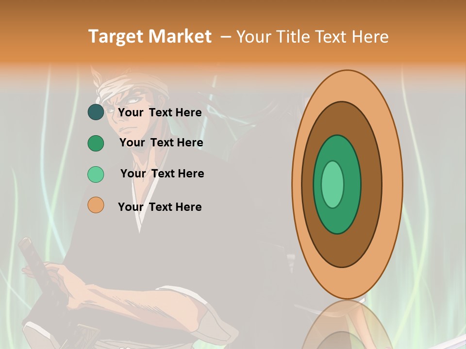 A Couple Of Anime Characters Standing Next To Each Other PowerPoint Template