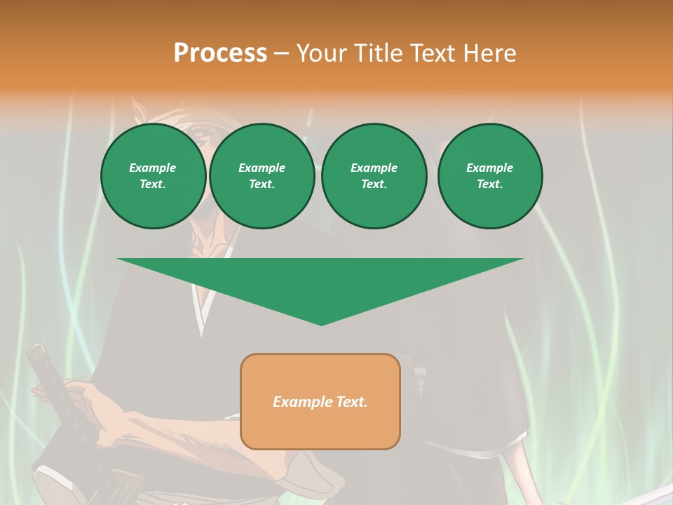 A Couple Of Anime Characters Standing Next To Each Other PowerPoint Template