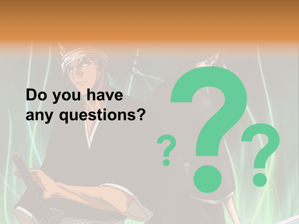 A Couple Of Anime Characters Standing Next To Each Other PowerPoint Template